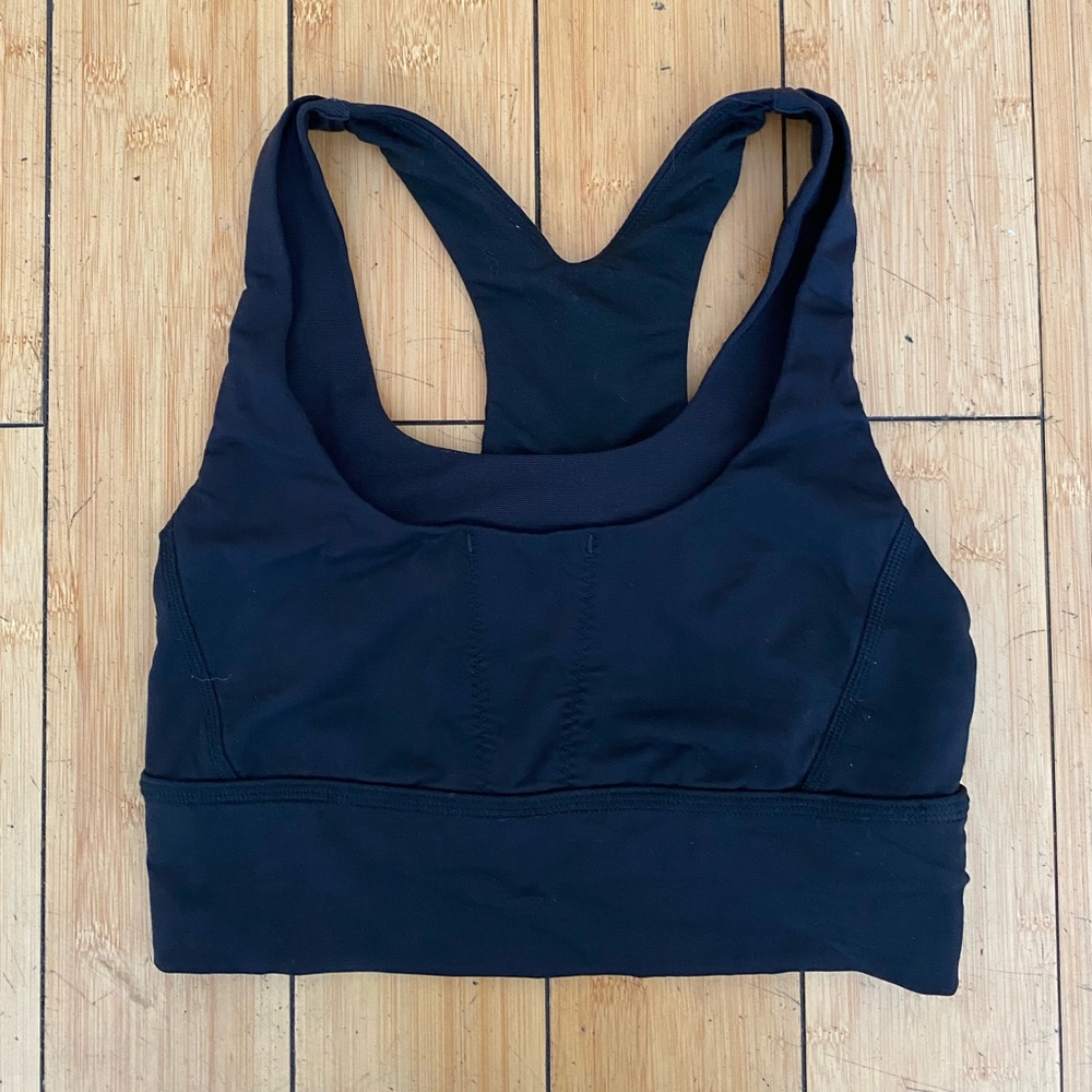 Lululemon training sports bra top in black